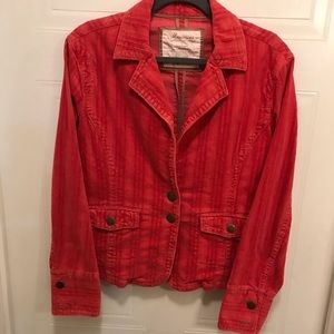 Maurice's Deep Pink Corduroy Blazer